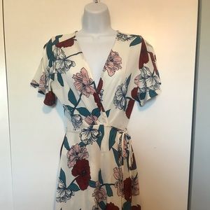 Papermoon Floral Wrap Dress